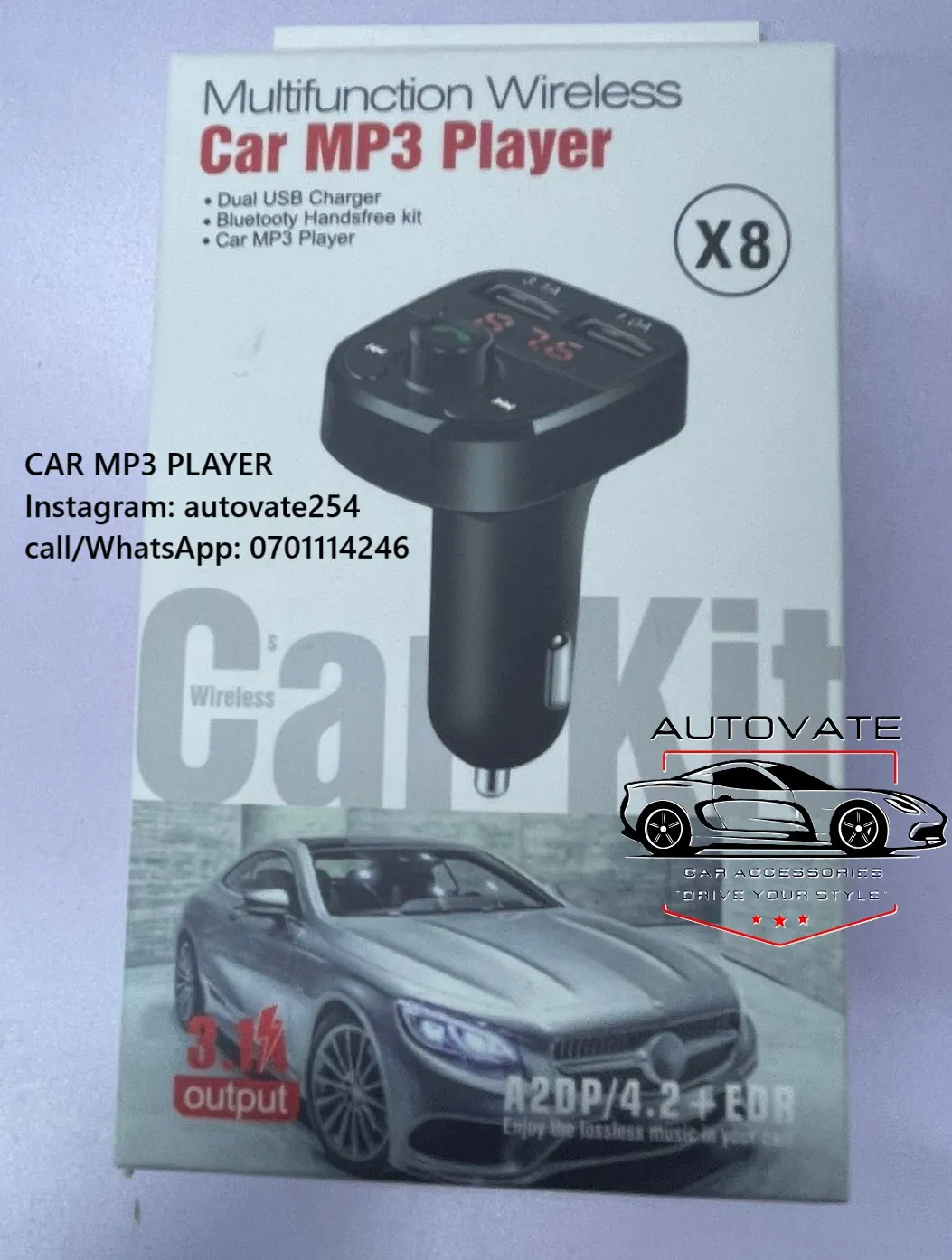 Car MP3 Player available at Autovate254 Nairobi