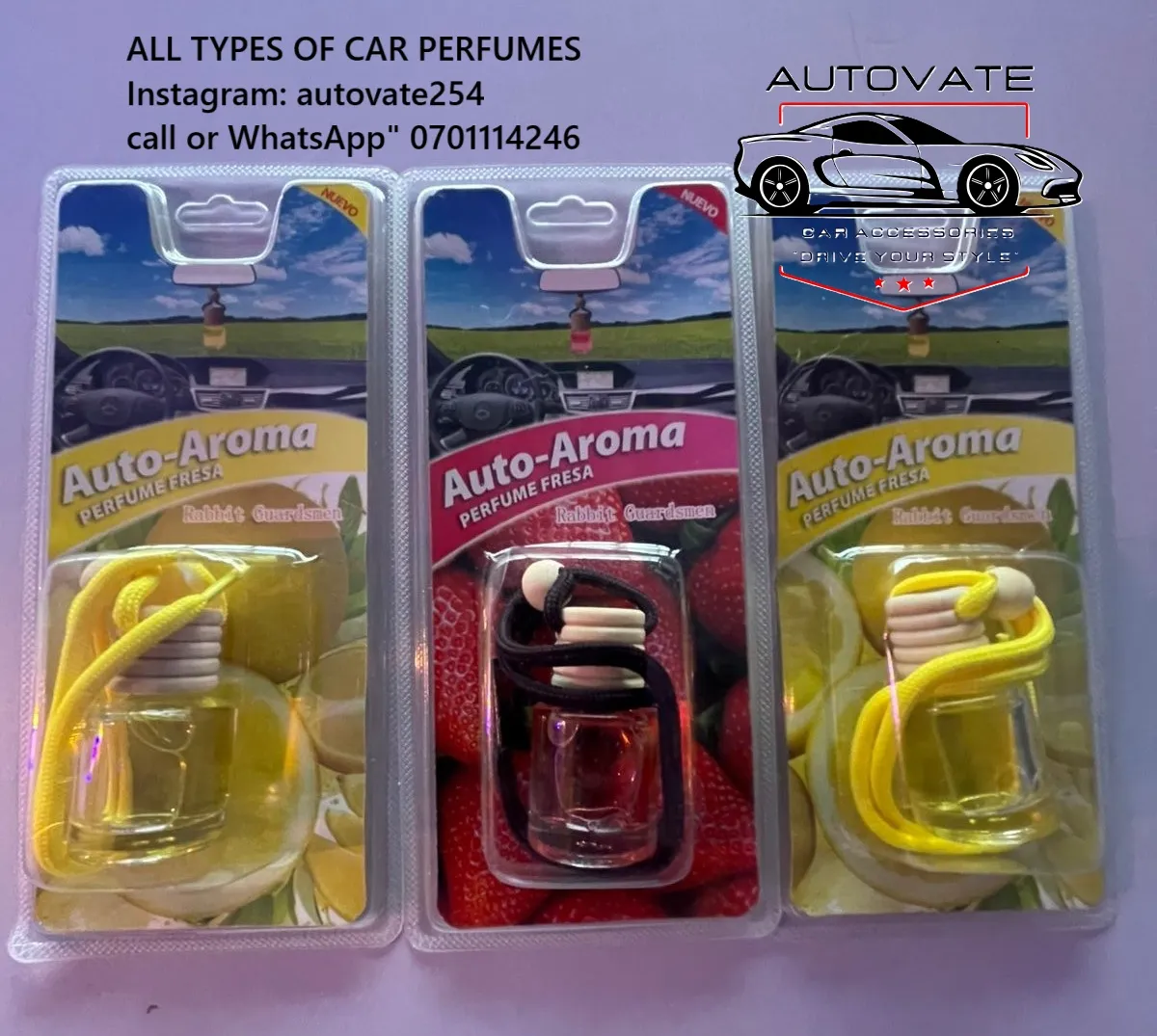 Hanging Perfume available at Autovate254 Nairobi