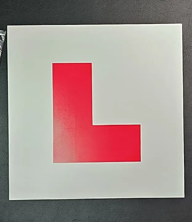 L Sticker available at Autovate254 Nairobi