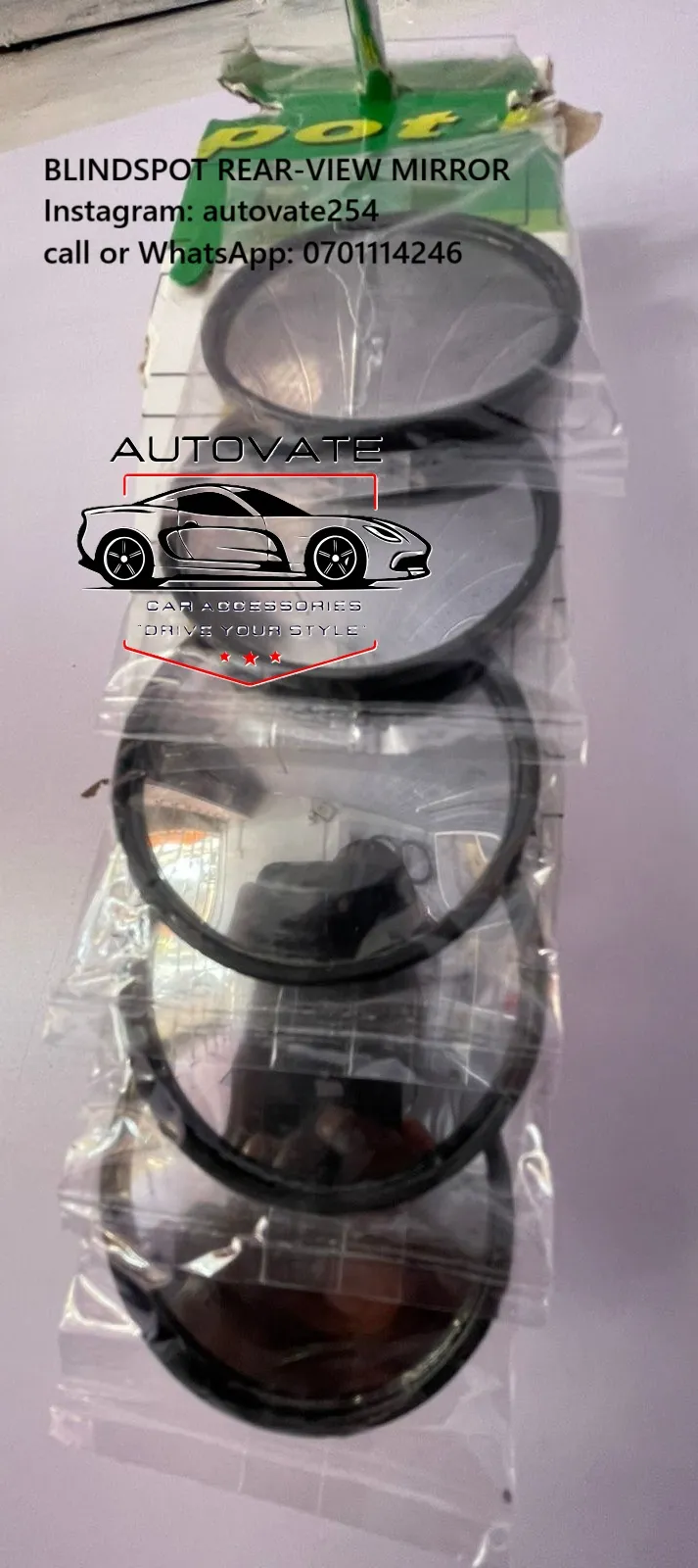 Rear View Mirror available at Autovate254 Nairobi