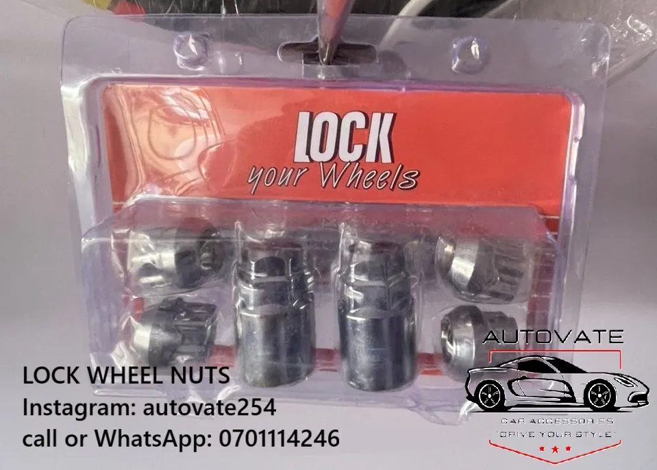 Wheel Lock Nuts available at Autovate254 Nairobi